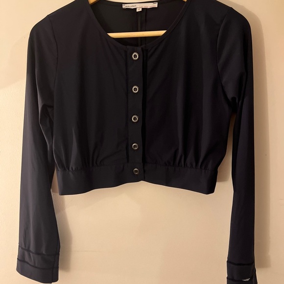 Sun Light Cropped Cardigan Size 2 - Picture 1 of 8